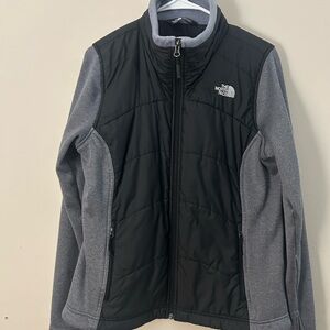 Black and Grey Agavae Mash-Up North Face Jacket